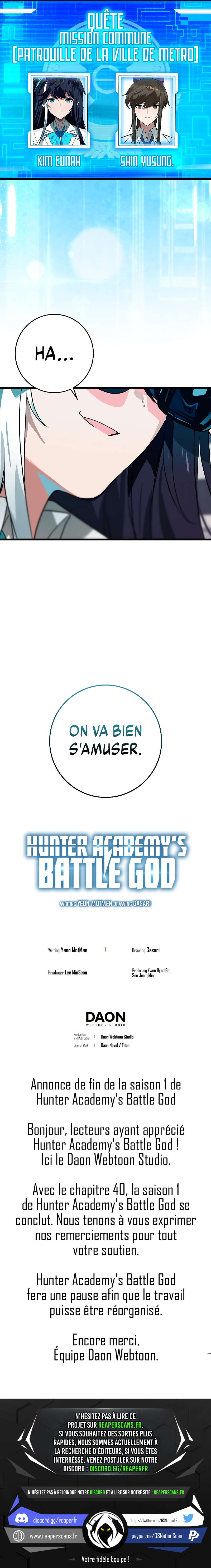 Hunter Academy’s Battle God Chapitre 40 - Page 12