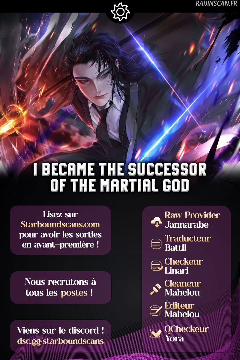 I Became the Successor of the Martial God Chapitre 9 - Page 1