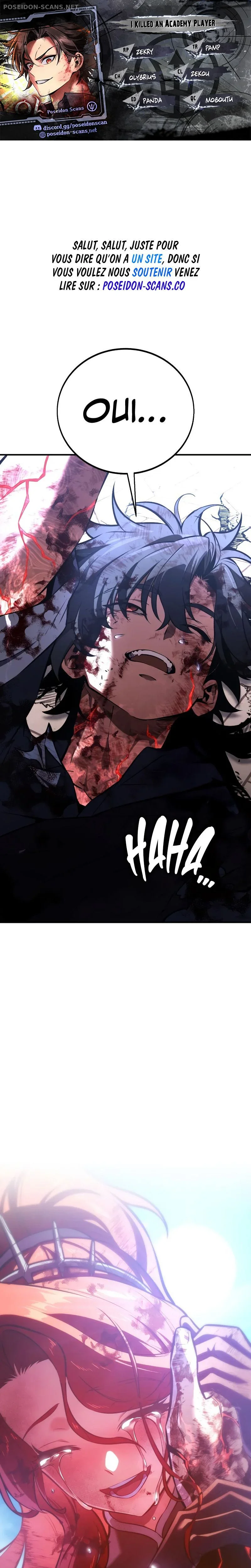 I Killed an Academy Player Chapitre 113 - Page 1