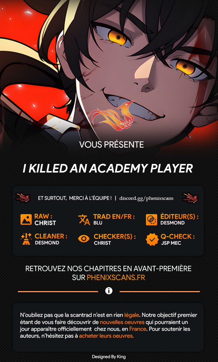 I Killed the Player of the Academy Chapitre 21 - Page 1