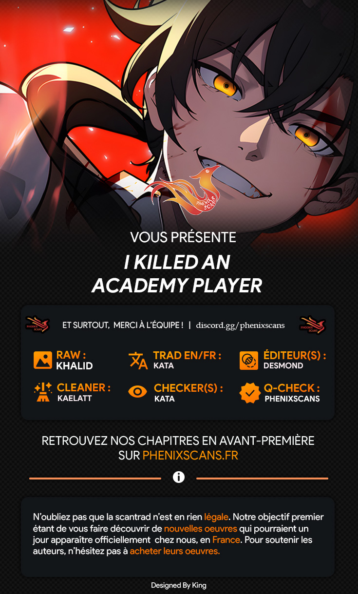 I Killed the Player of the Academy Chapitre 48 - Page 1