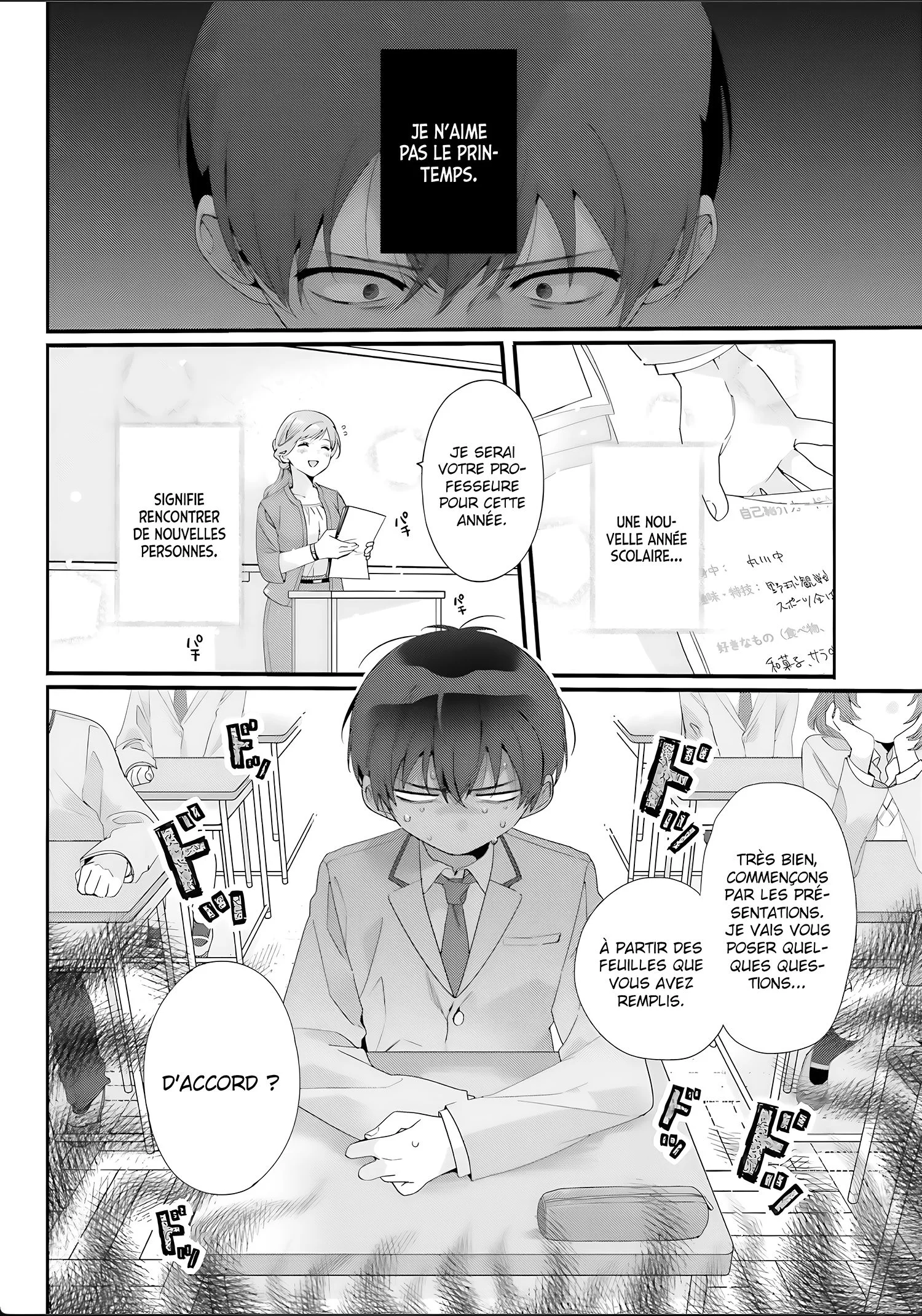 I Made Friends with the Second Prettiest Girl in My Class Chapitre 1 - Page 4