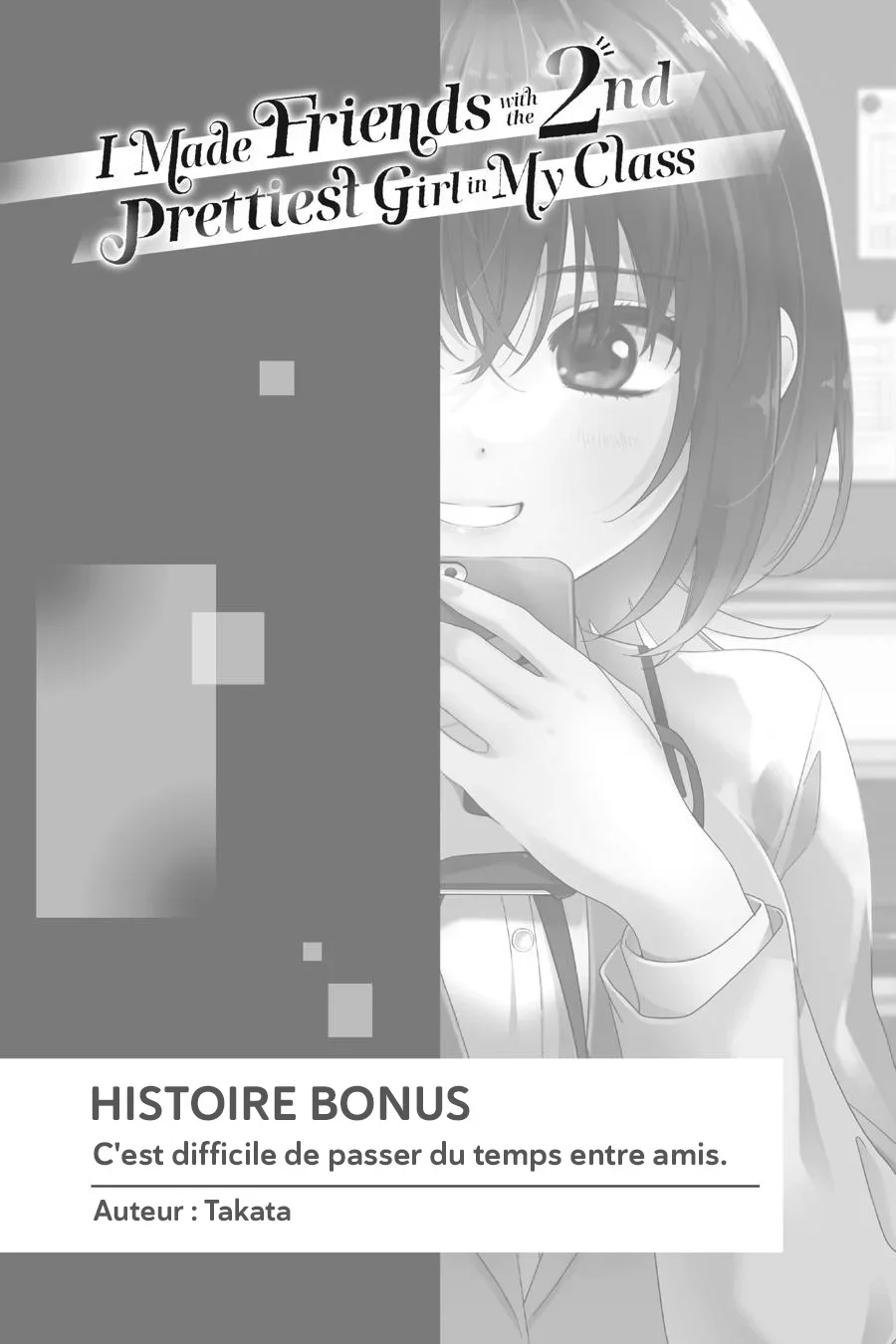 I Made Friends with the Second Prettiest Girl in My Class Chapitre 6.5 - Page 2
