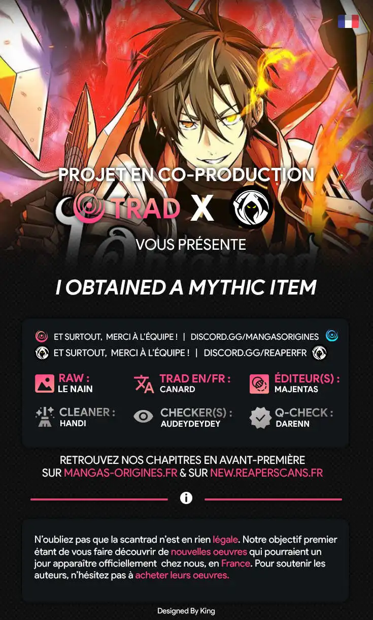 I Obtained a Mythic Item Chapitre 4 - Page 1