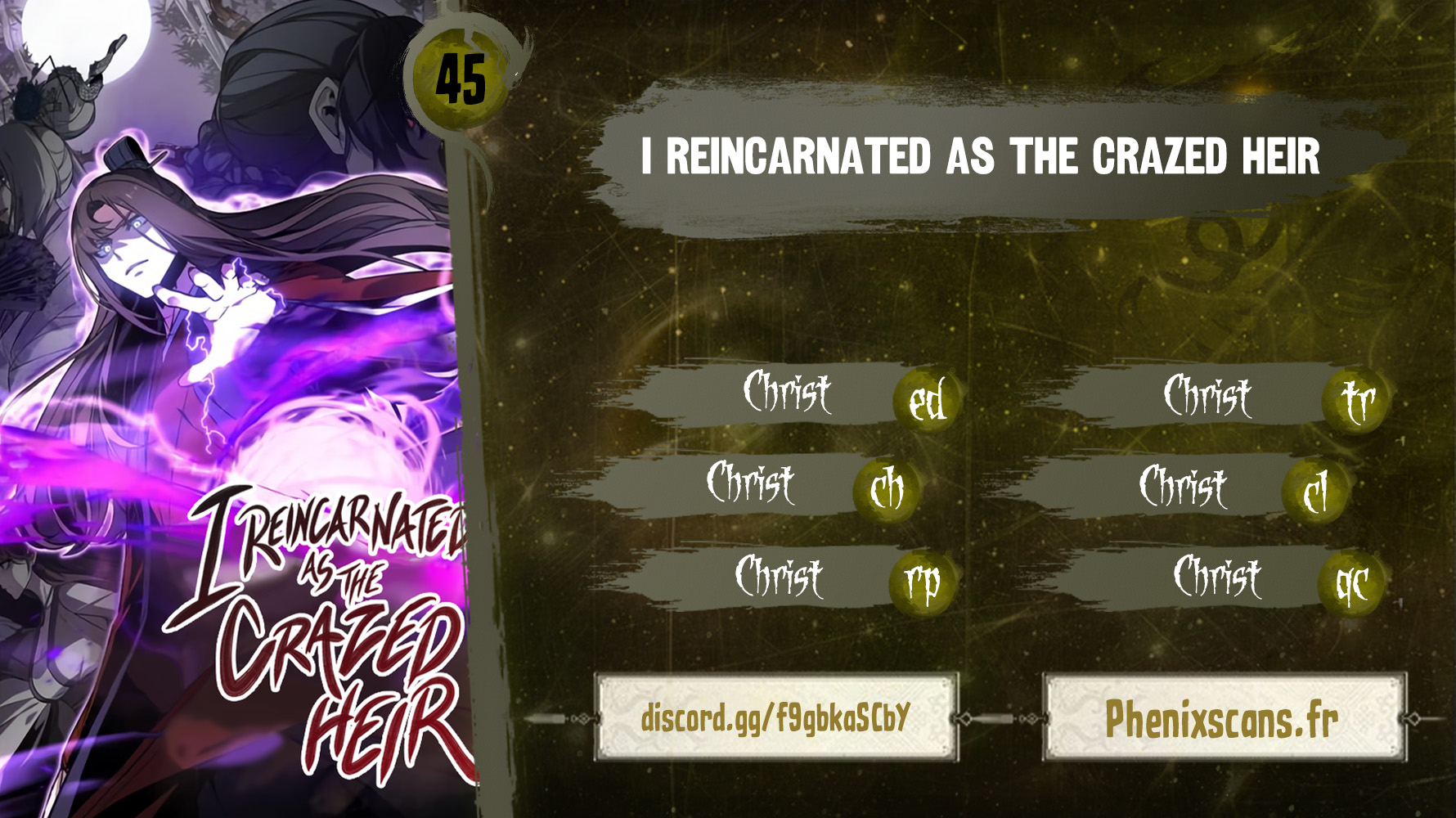 I Reincarnated as the Crazed Heir Chapitre 46 - Page 1