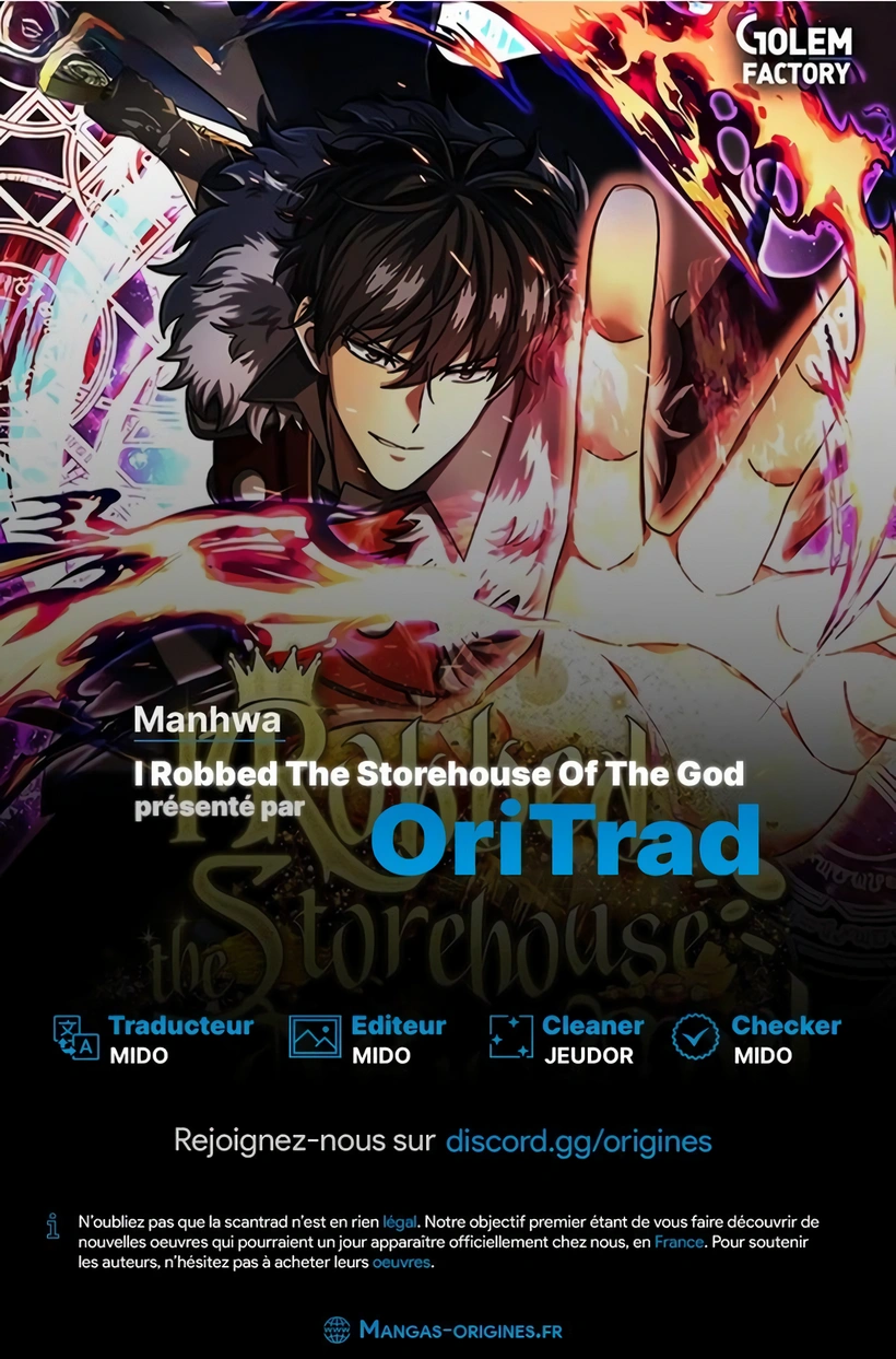 I Robbed the Storehouse of the God Chapitre 25 - Page 1