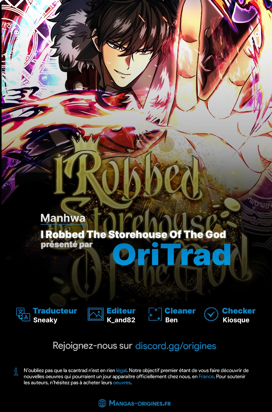 I Robbed the Storehouse of the God Chapitre 31 - Page 1