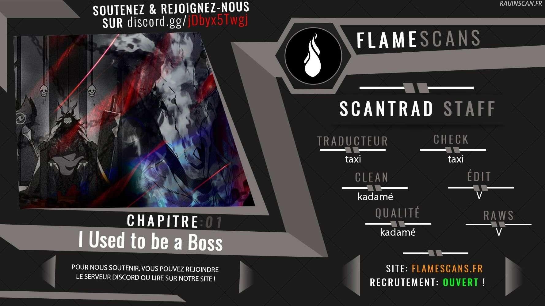 I Used To Be A Boss Chapitre 1 - Page 1