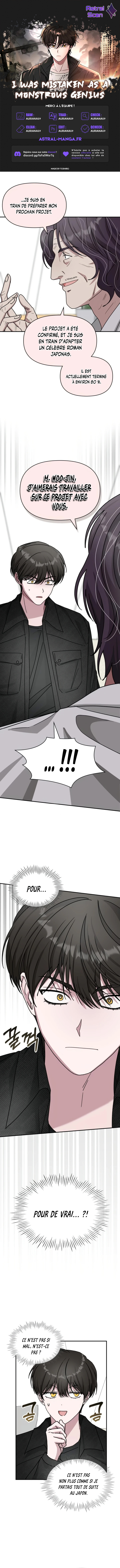 I Was Mistaken As a Monstrous Genius Chapitre 28 - Page 1