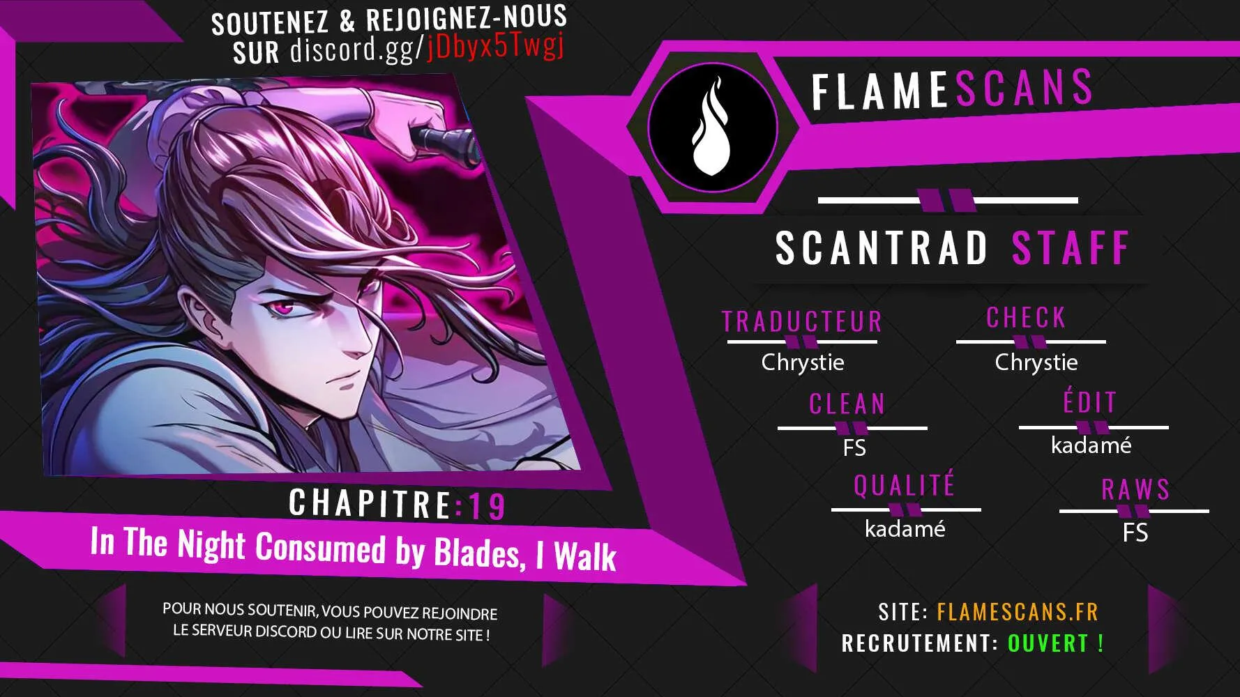 In the Night Consumed by Blades, I Walk Chapitre 19 - Page 1