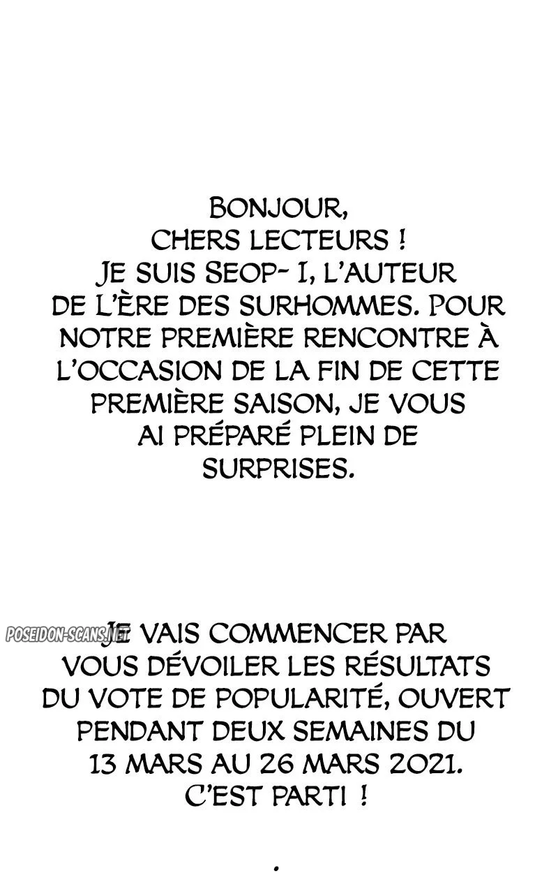 L'ère des surhommes Chapitre 92 - Page 1