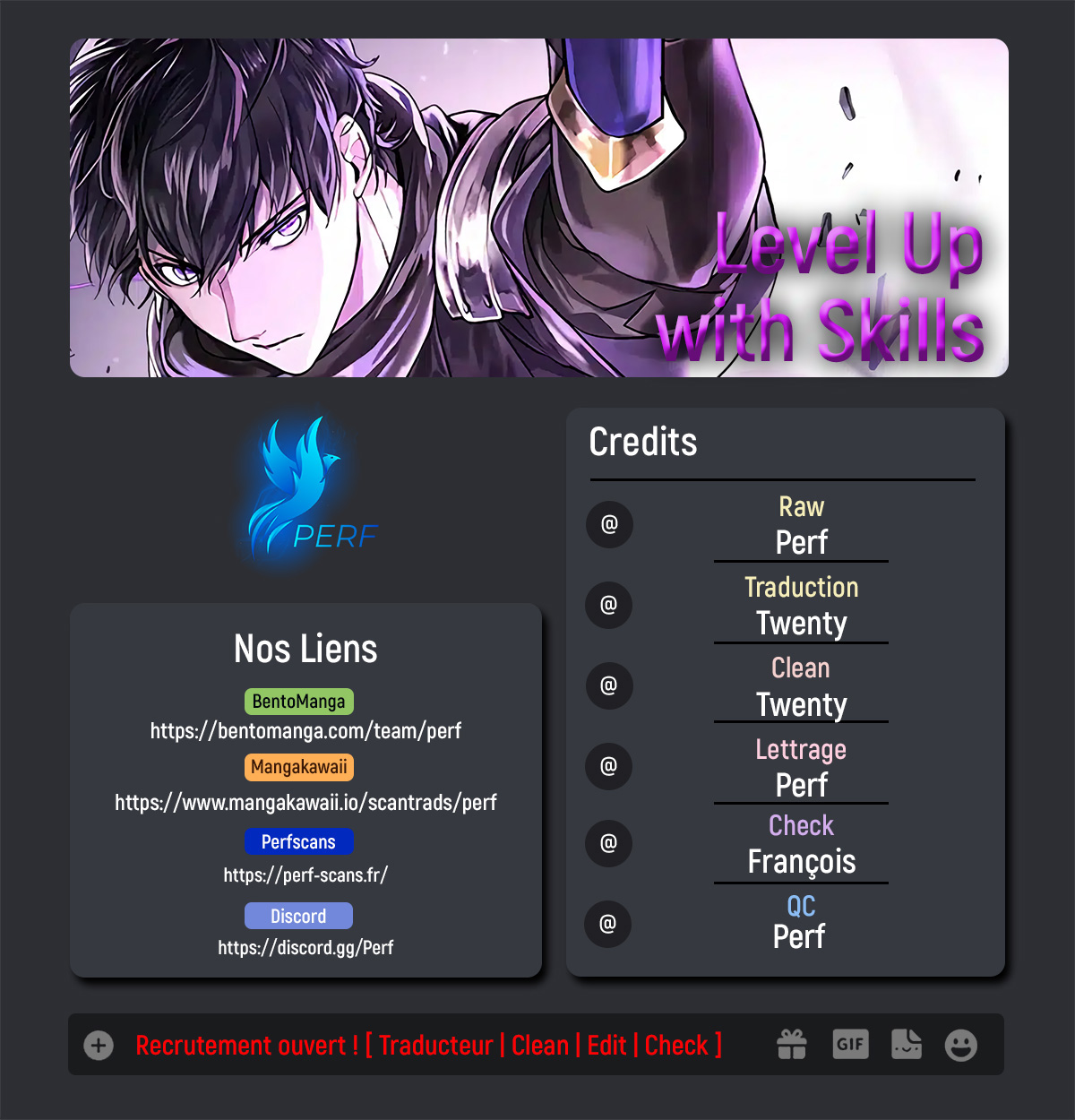 Level up with Skills Chapitre 18 - Page 1