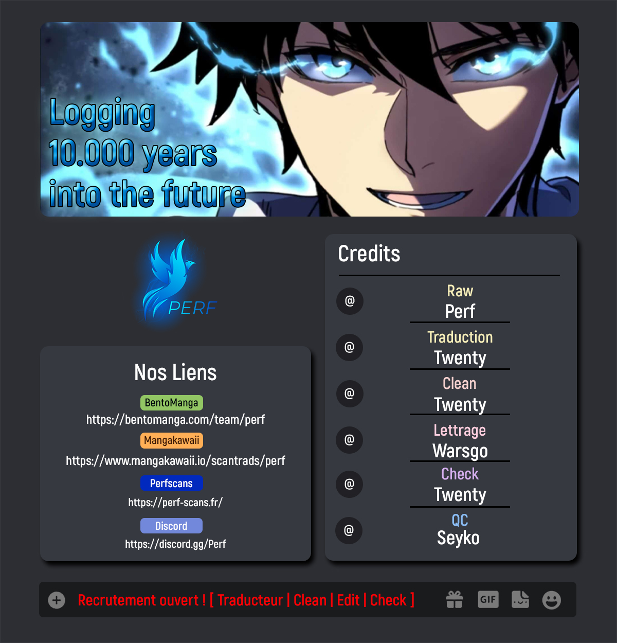 Logging 10 000 Years Into the Future Chapitre 20 - Page 1