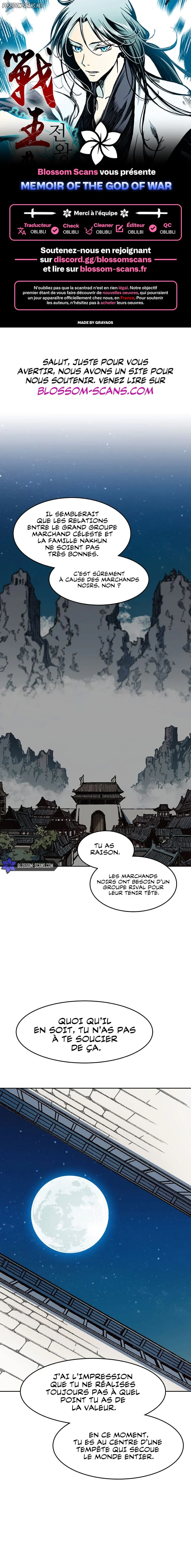 Memoir of the God of War Chapitre 104 - Page 1