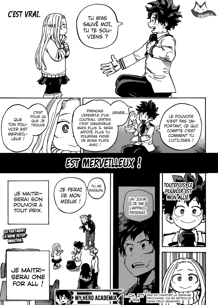 My Hero Academia Chapitre 217 - Page 13
