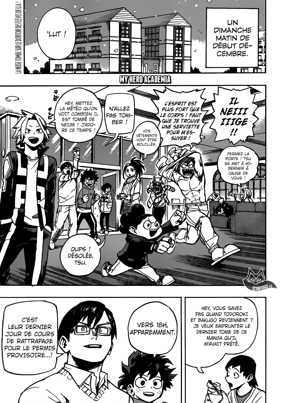 My Hero Academia Chapitre 218 - Page 1