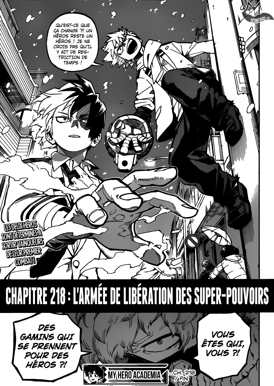 My Hero Academia Chapitre 218 - Page 15