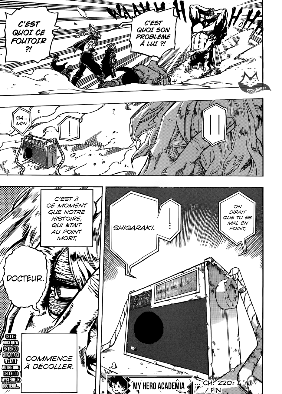 My Hero Academia Chapitre 220 - Page 15