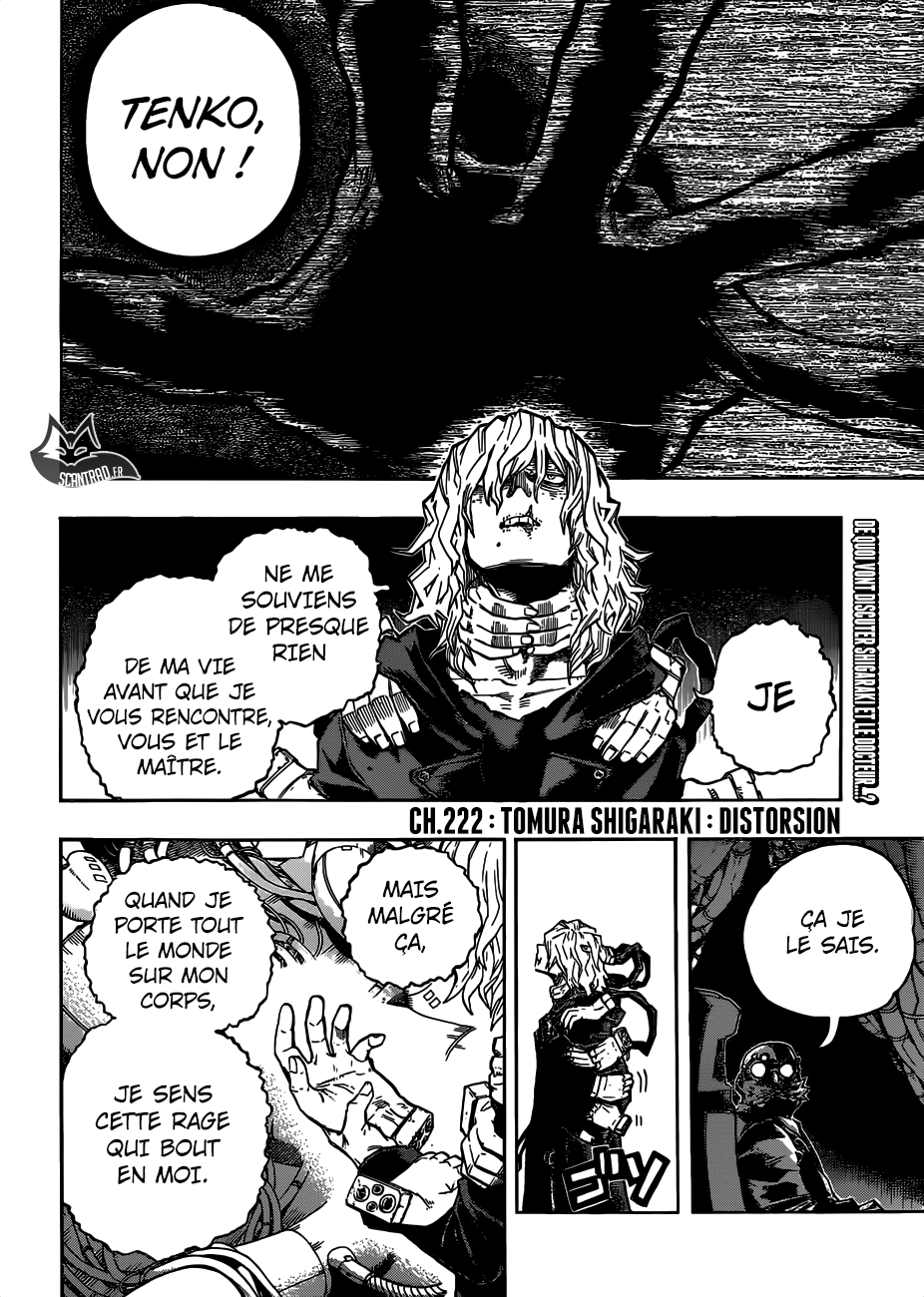 My Hero Academia Chapitre 222 - Page 2