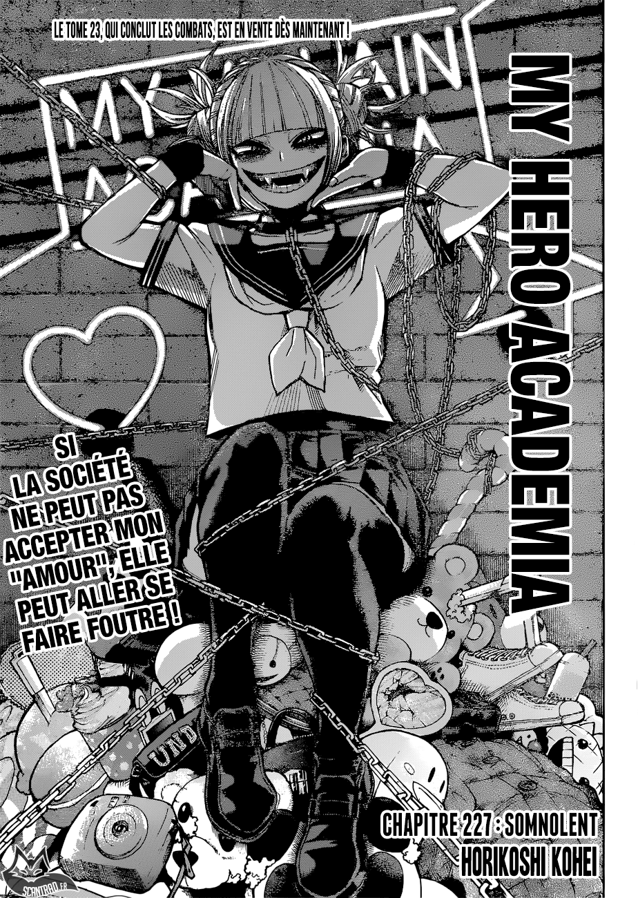 My Hero Academia Chapitre 227 - Page 1