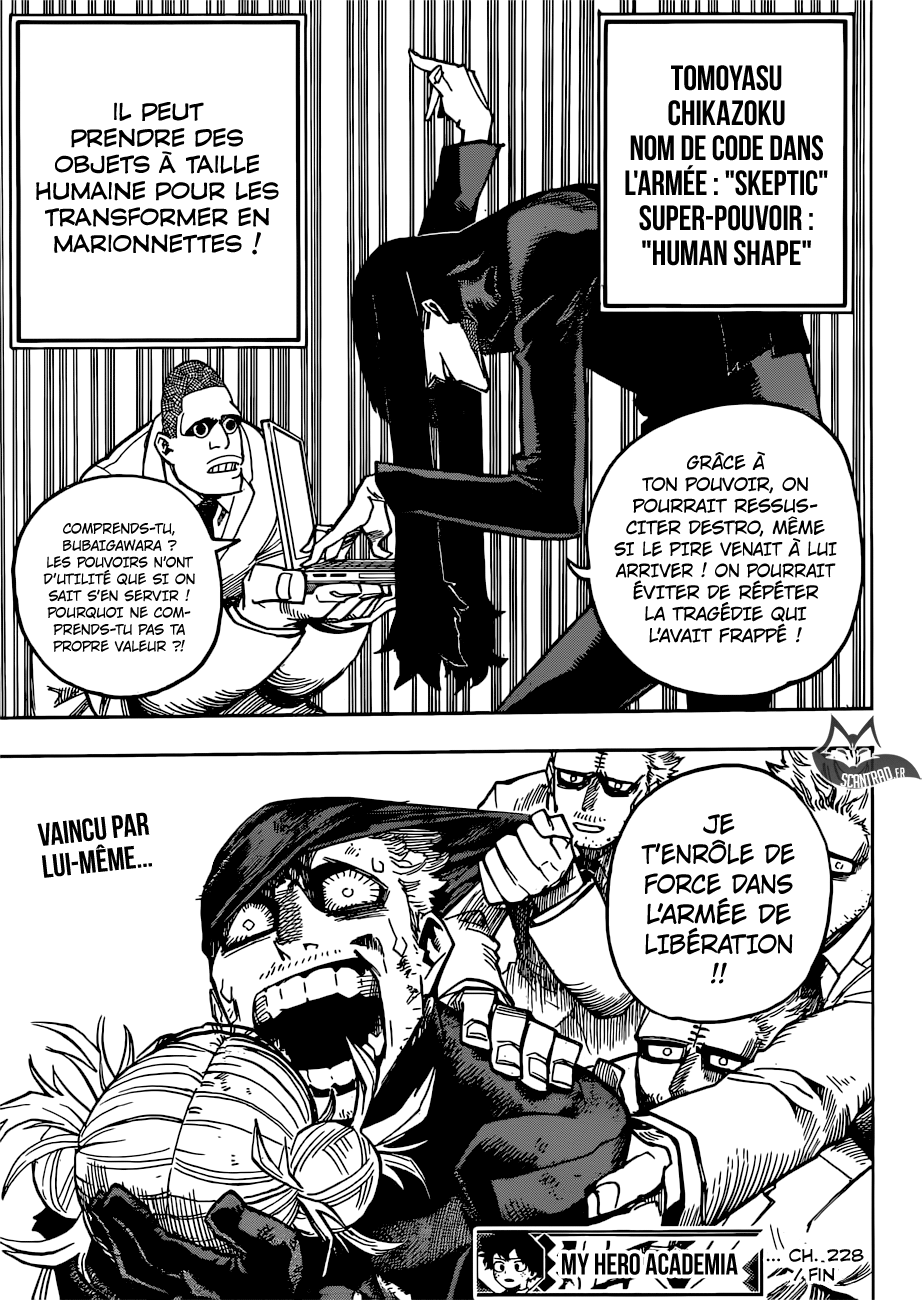 My Hero Academia Chapitre 228 - Page 13