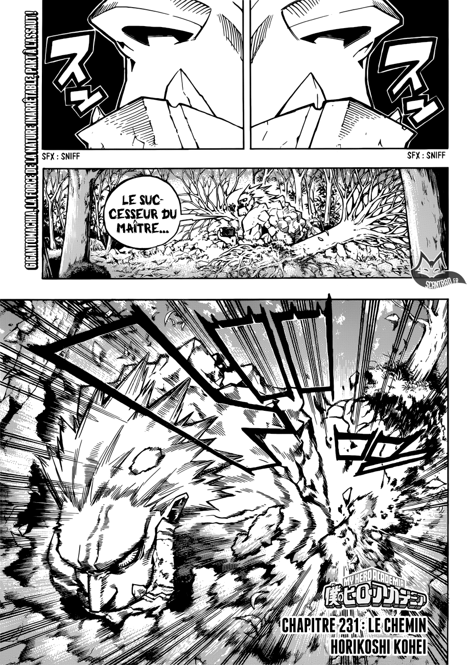 My Hero Academia Chapitre 231 - Page 1