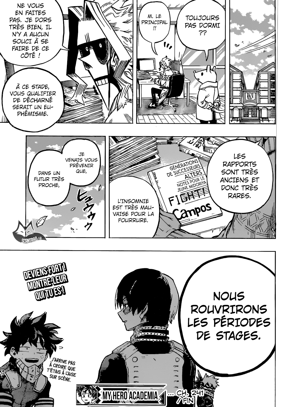 My Hero Academia Chapitre 241 - Page 17