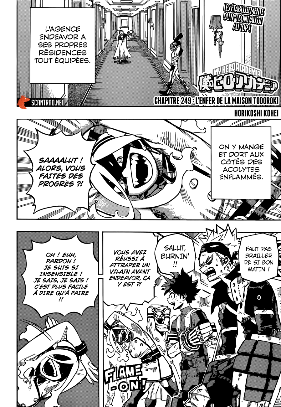 My Hero Academia Chapitre 249 - Page 2