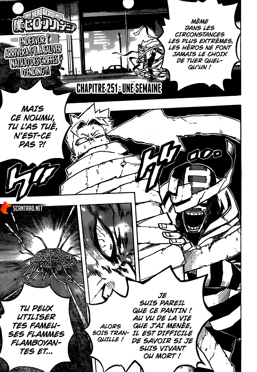 My Hero Academia Chapitre 251 - Page 1