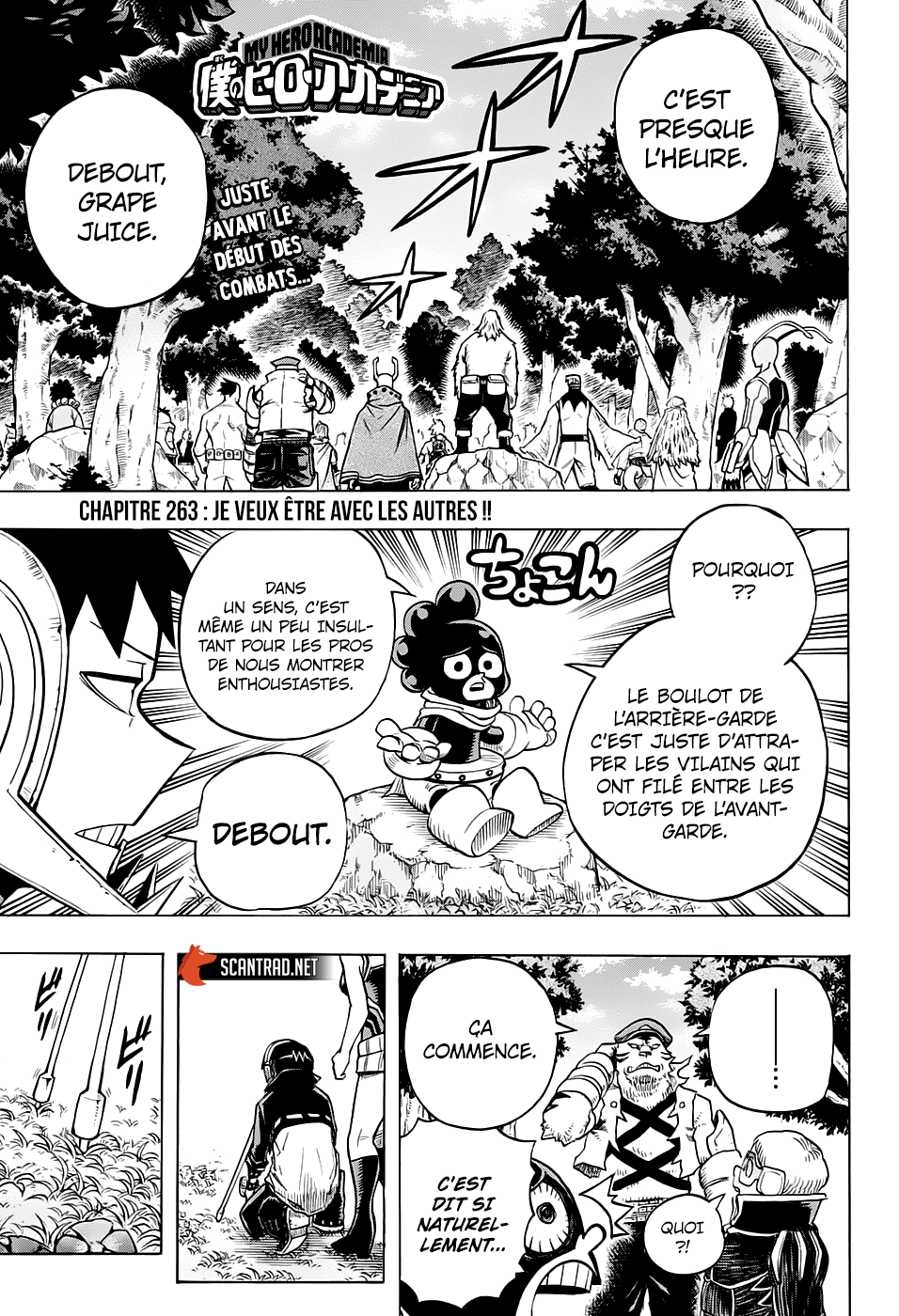 My Hero Academia Chapitre 263 - Page 1