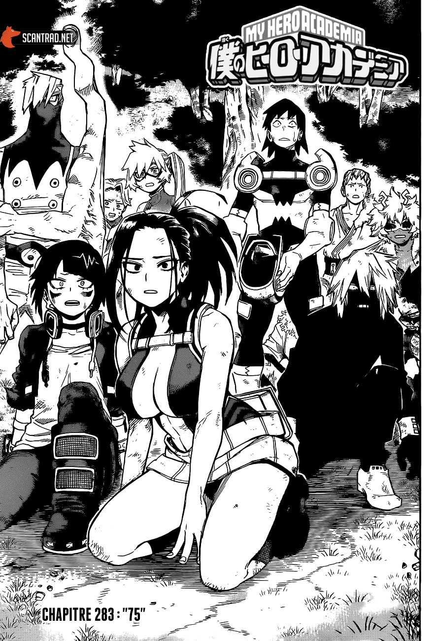My Hero Academia Chapitre 283 - Page 1