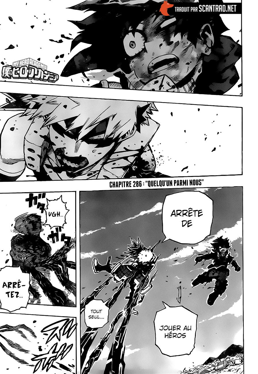 My Hero Academia Chapitre 286 - Page 1