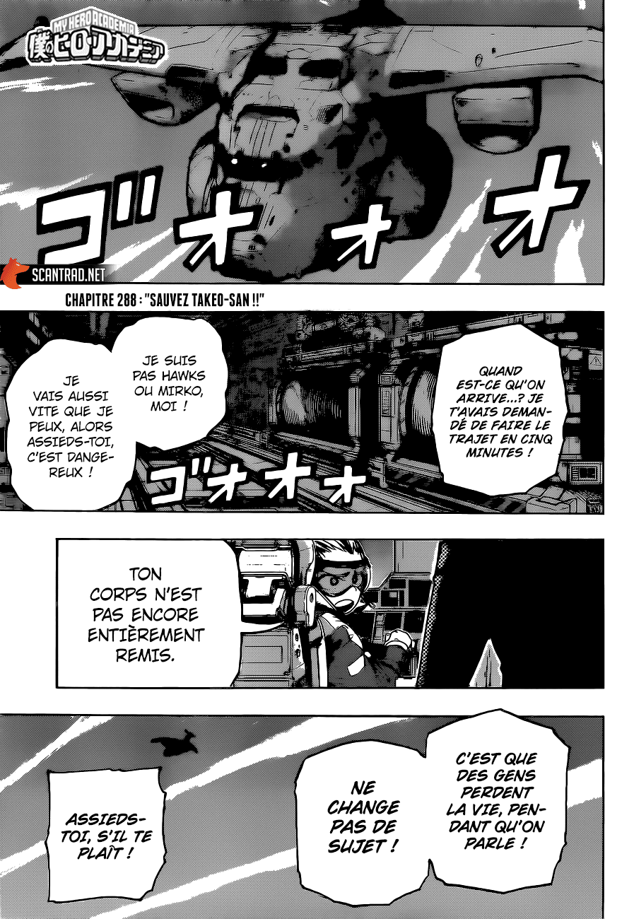My Hero Academia Chapitre 288 - Page 1