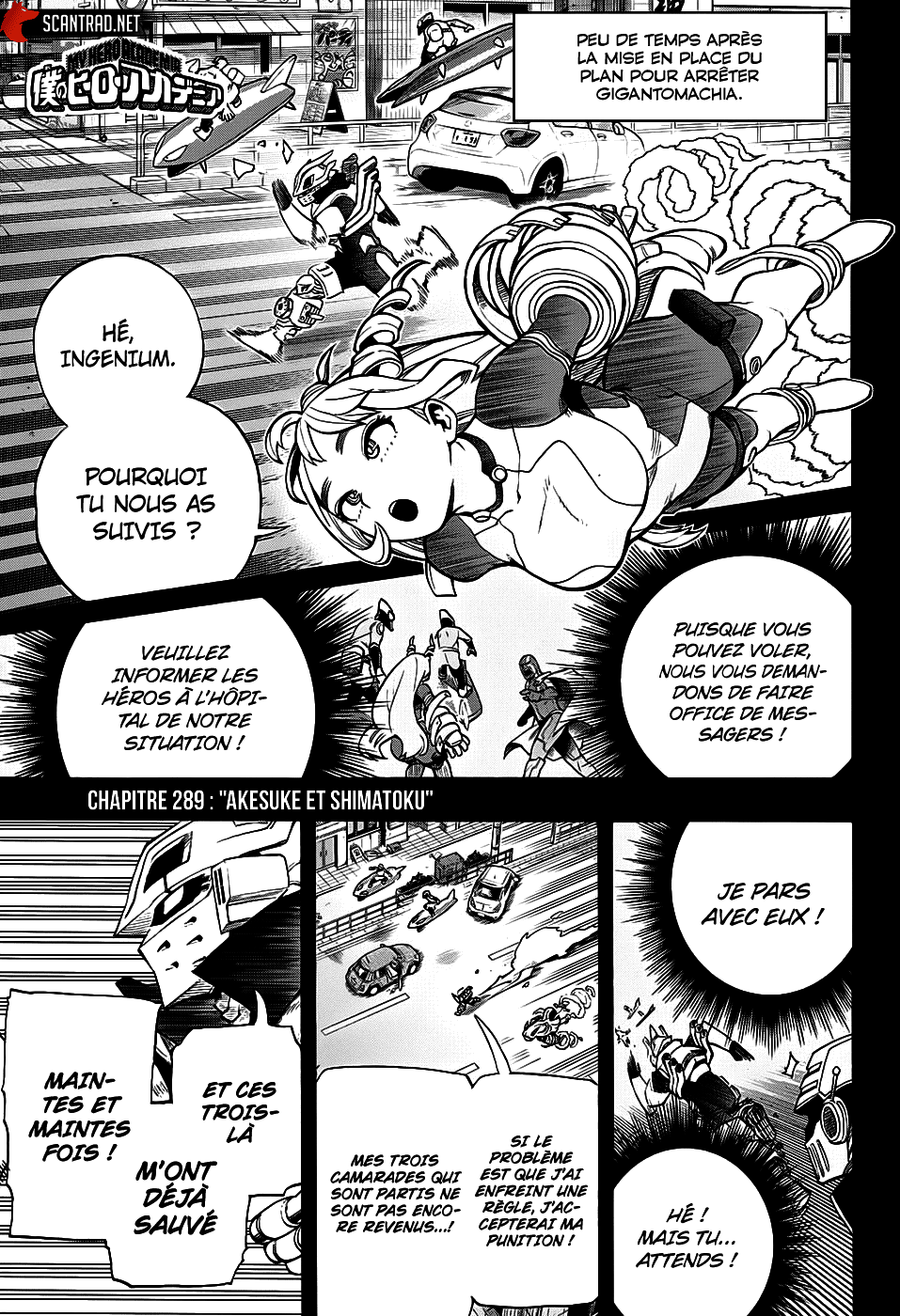 My Hero Academia Chapitre 289 - Page 1