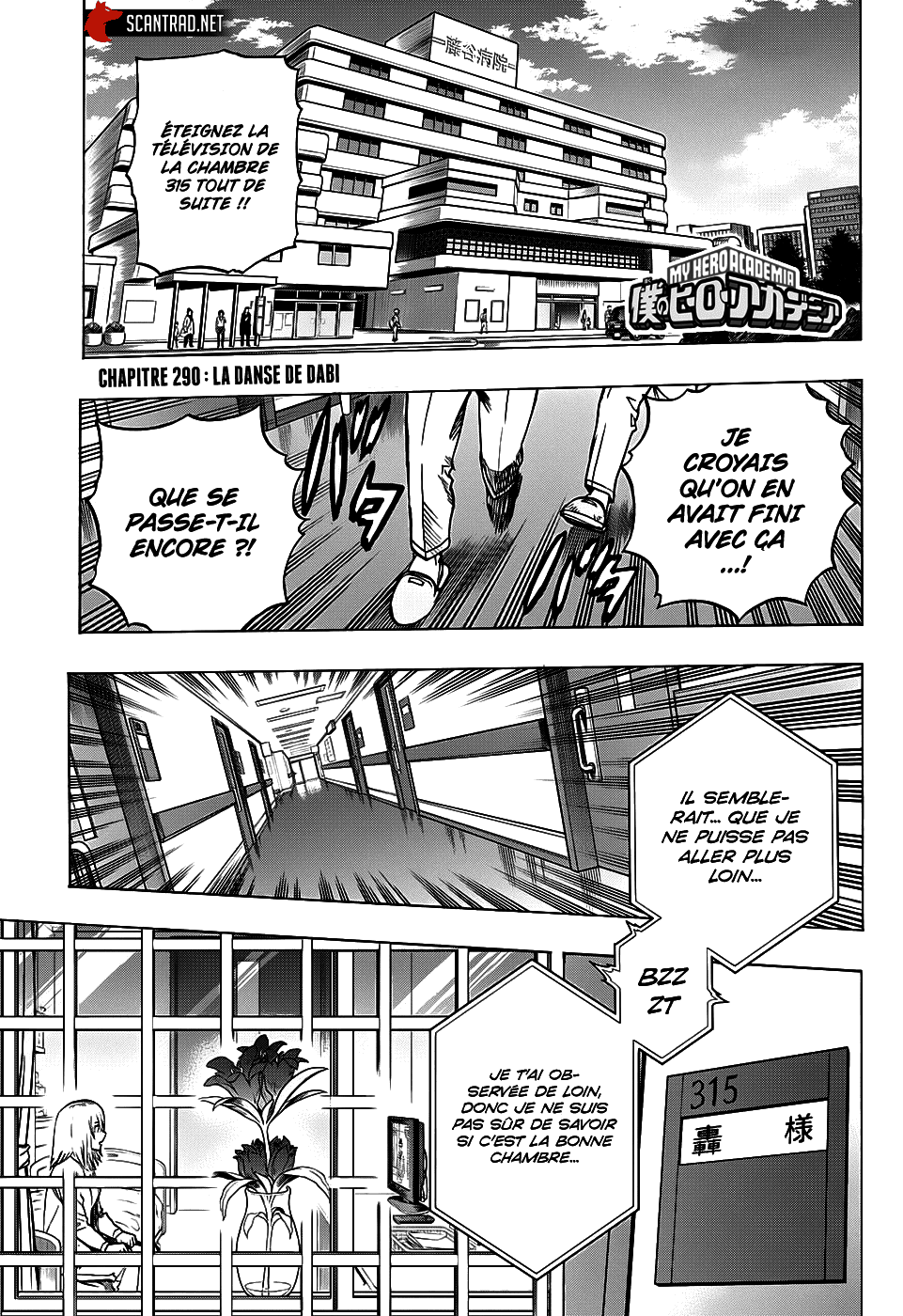My Hero Academia Chapitre 290 - Page 1