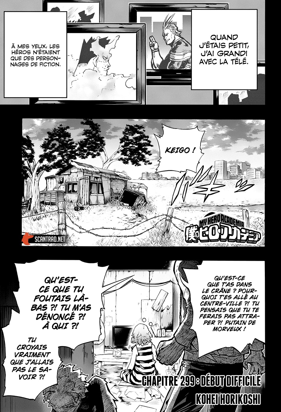 My Hero Academia Chapitre 299 - Page 1