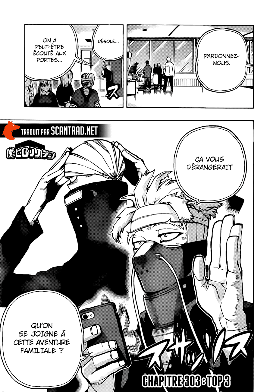 My Hero Academia Chapitre 303 - Page 1
