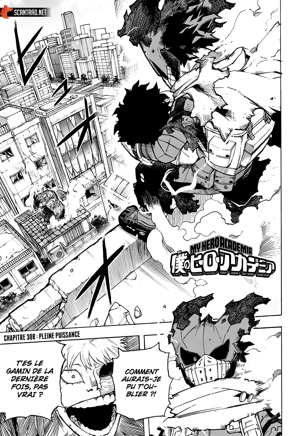 My Hero Academia Chapitre 308 - Page 1