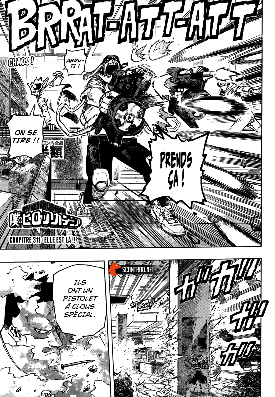 My Hero Academia Chapitre 311 - Page 1