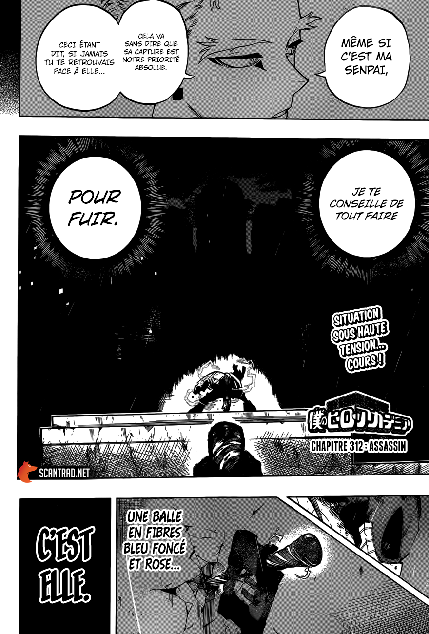 My Hero Academia Chapitre 312 - Page 2