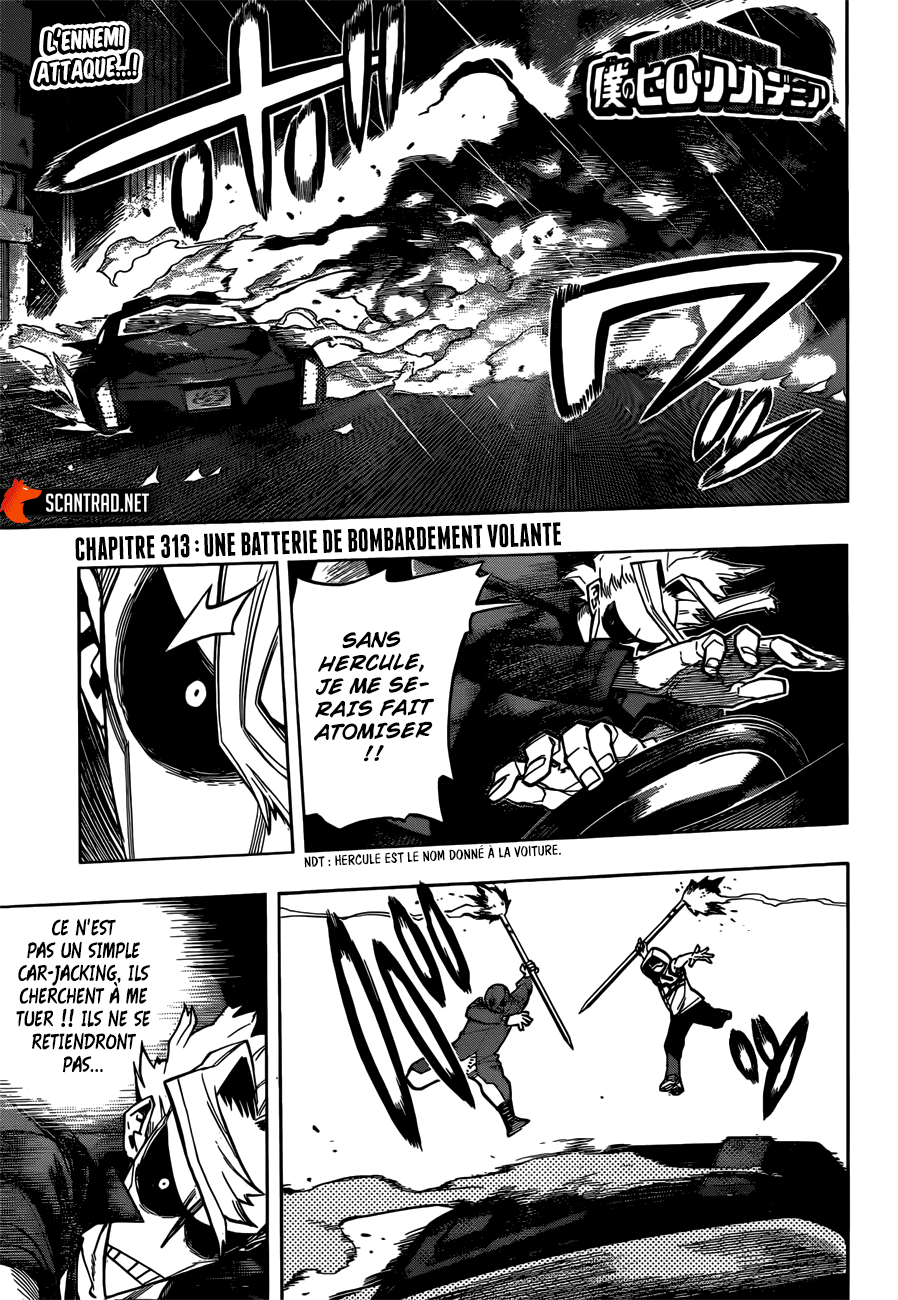 My Hero Academia Chapitre 313 - Page 1
