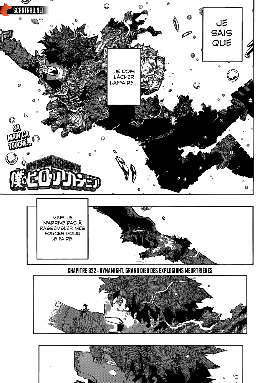 My Hero Academia Chapitre 322 - Page 1