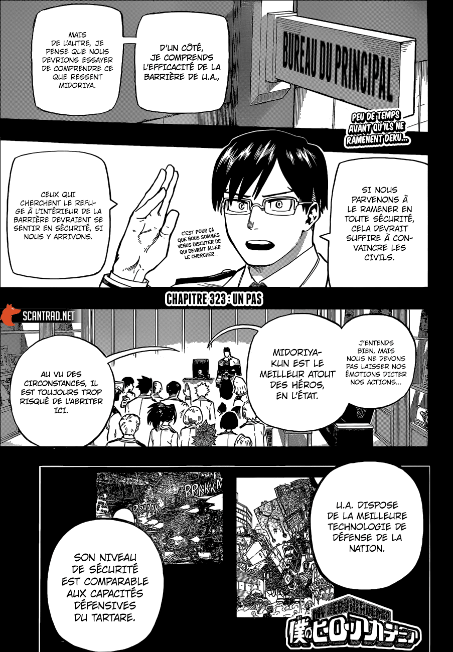 My Hero Academia Chapitre 323 - Page 1
