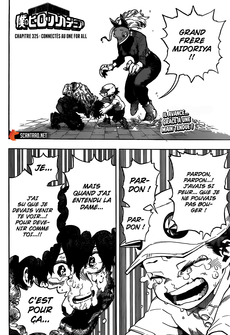 My Hero Academia Chapitre 325 - Page 2
