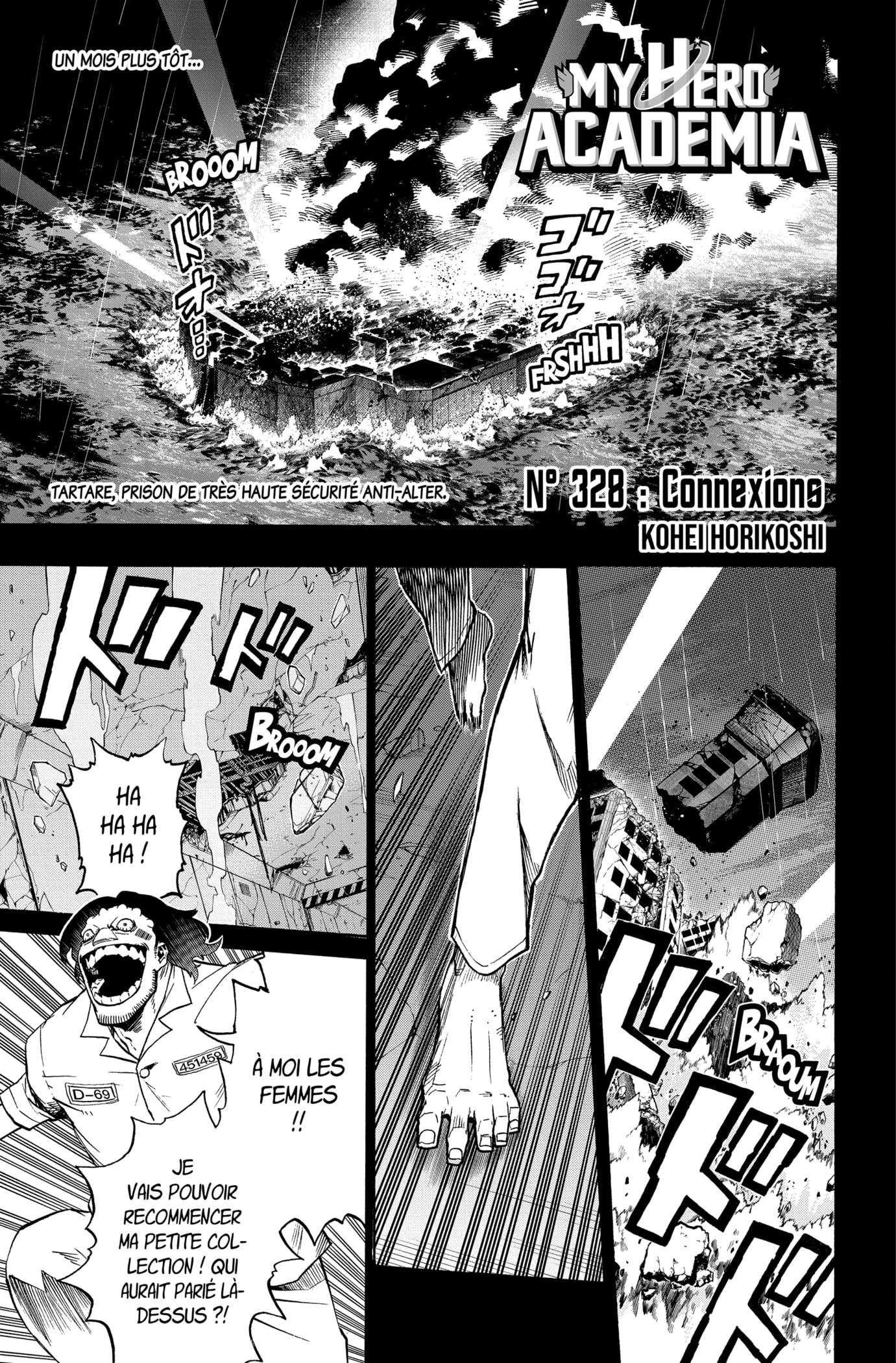 My Hero Academia Chapitre 328 - Page 1