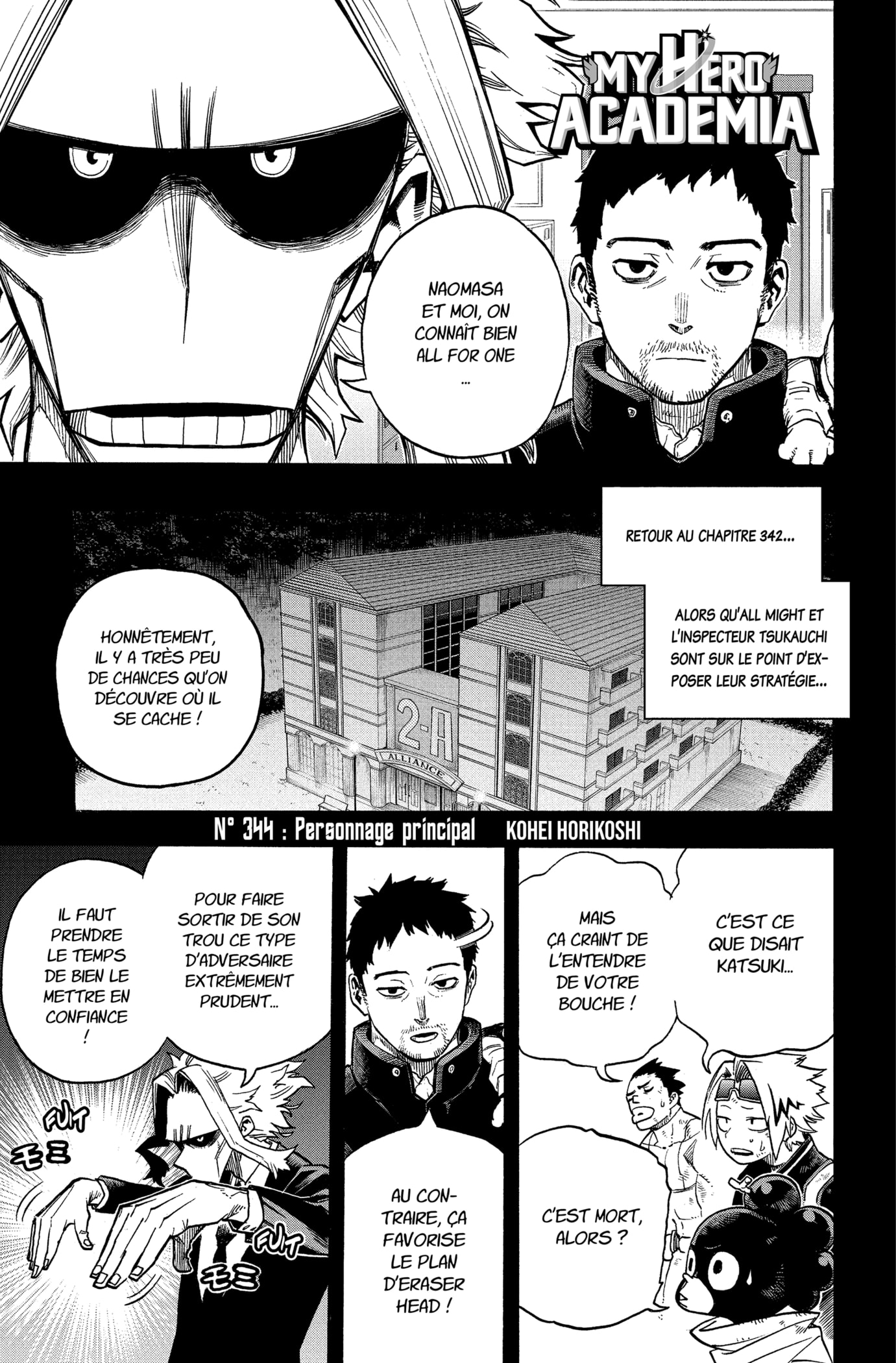 My Hero Academia Chapitre 344 - Page 1