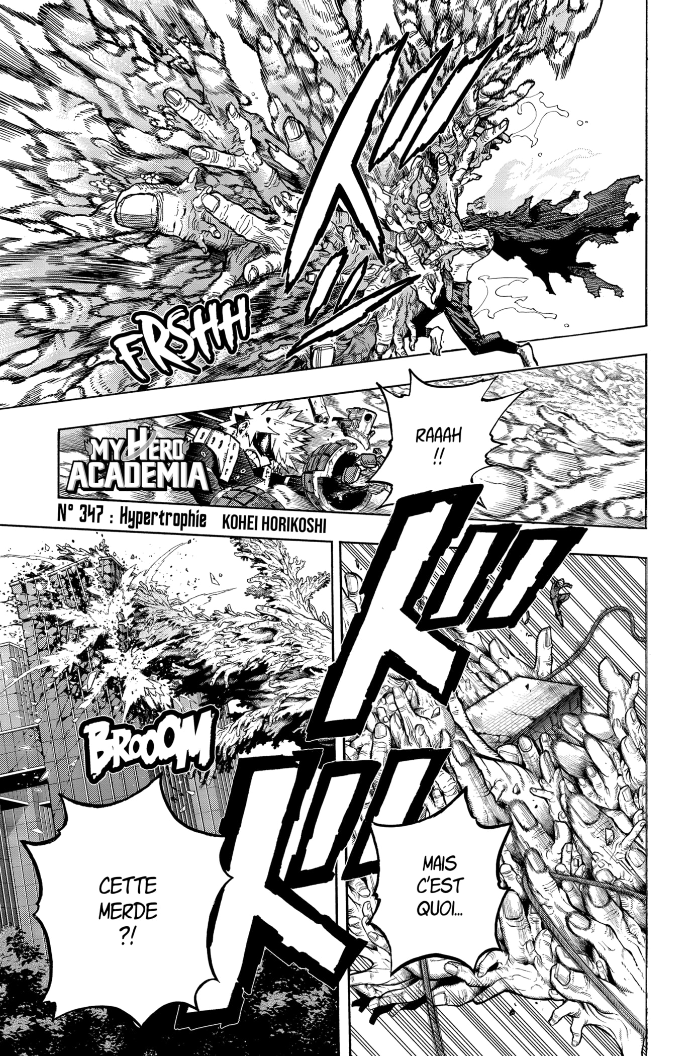 My Hero Academia Chapitre 347 - Page 1