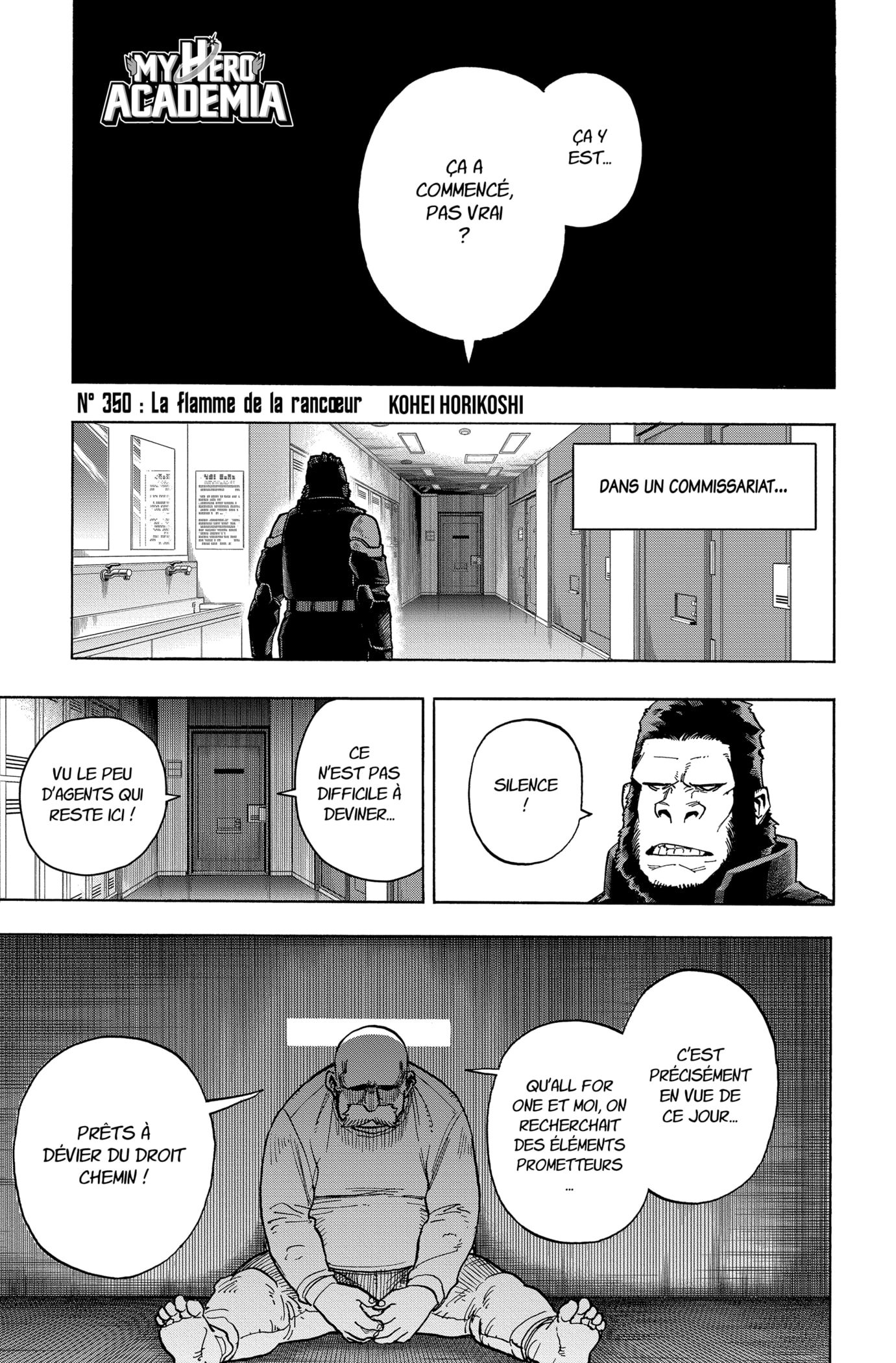 My Hero Academia Chapitre 350 - Page 1