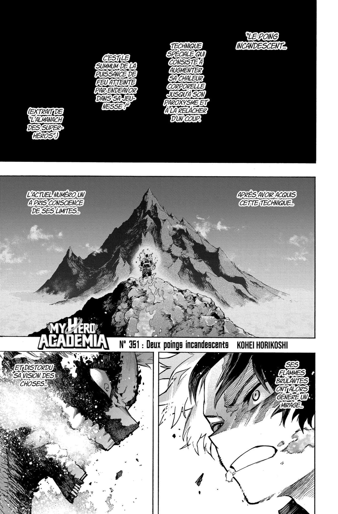 My Hero Academia Chapitre 351 - Page 1