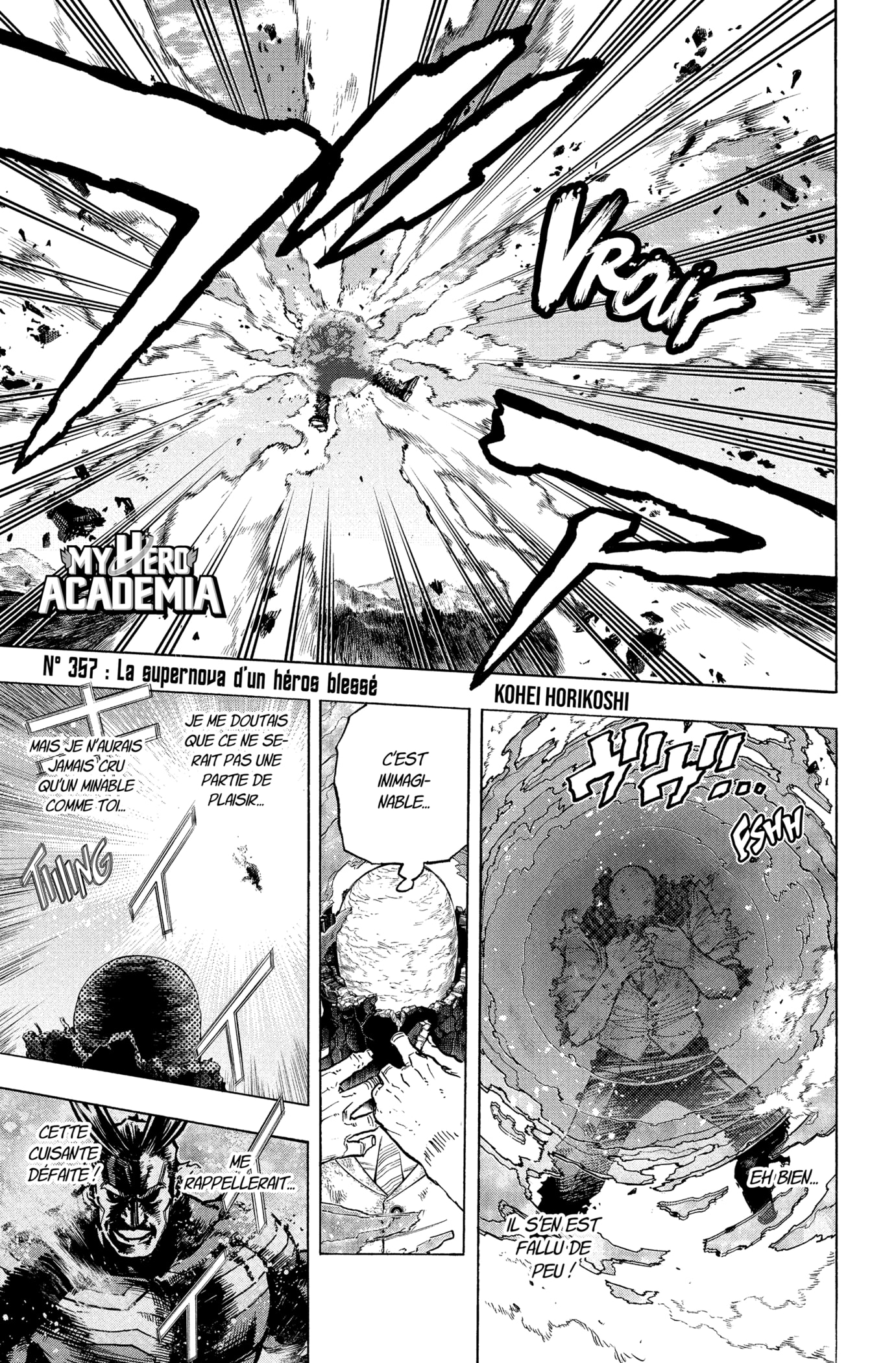 My Hero Academia Chapitre 357 - Page 1